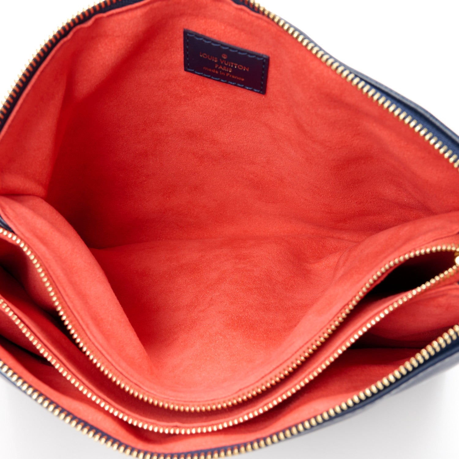 Louis Vuitton Lambskin Embossed Monogram LV Garden Coussin PM Navy 5 of 12