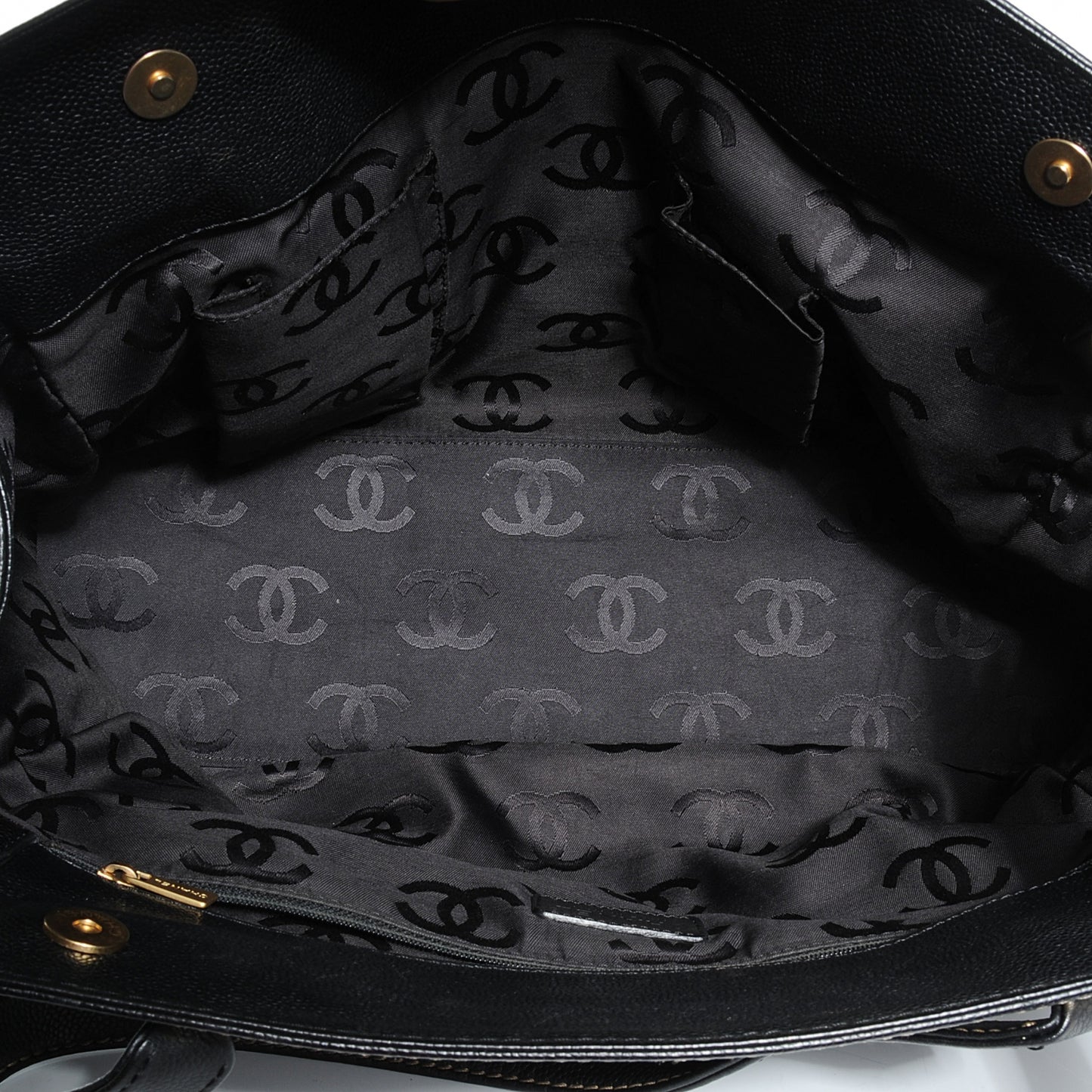 Caviar Shopper Tote Black