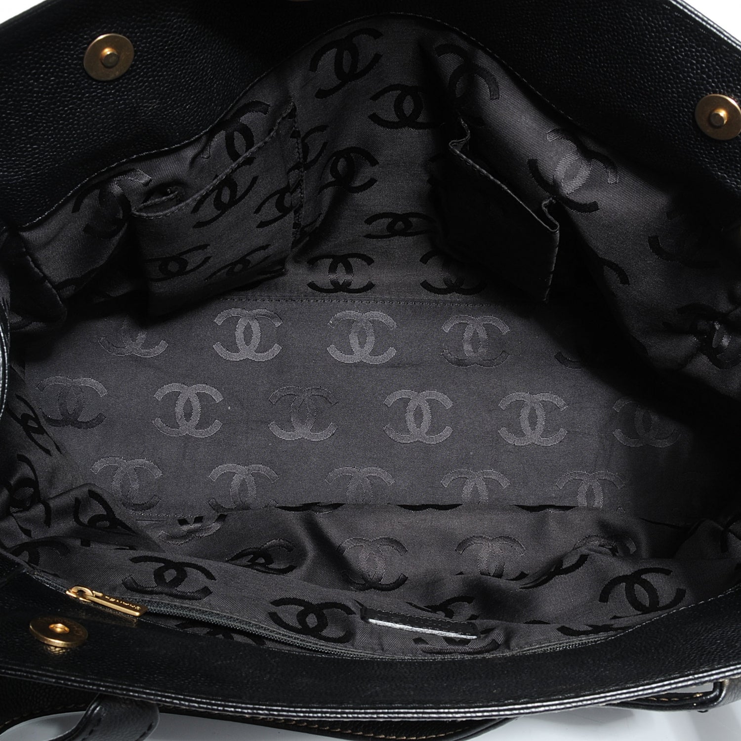 Chanel Caviar Shopper Tote Black 5 of 8