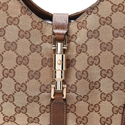 Gucci Monogram Calfskin Large Bardot Shoulder Bag Brown 20 of 20