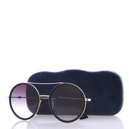 Gucci Round Frame Sunglasses GG0061S Black 8 of 8
