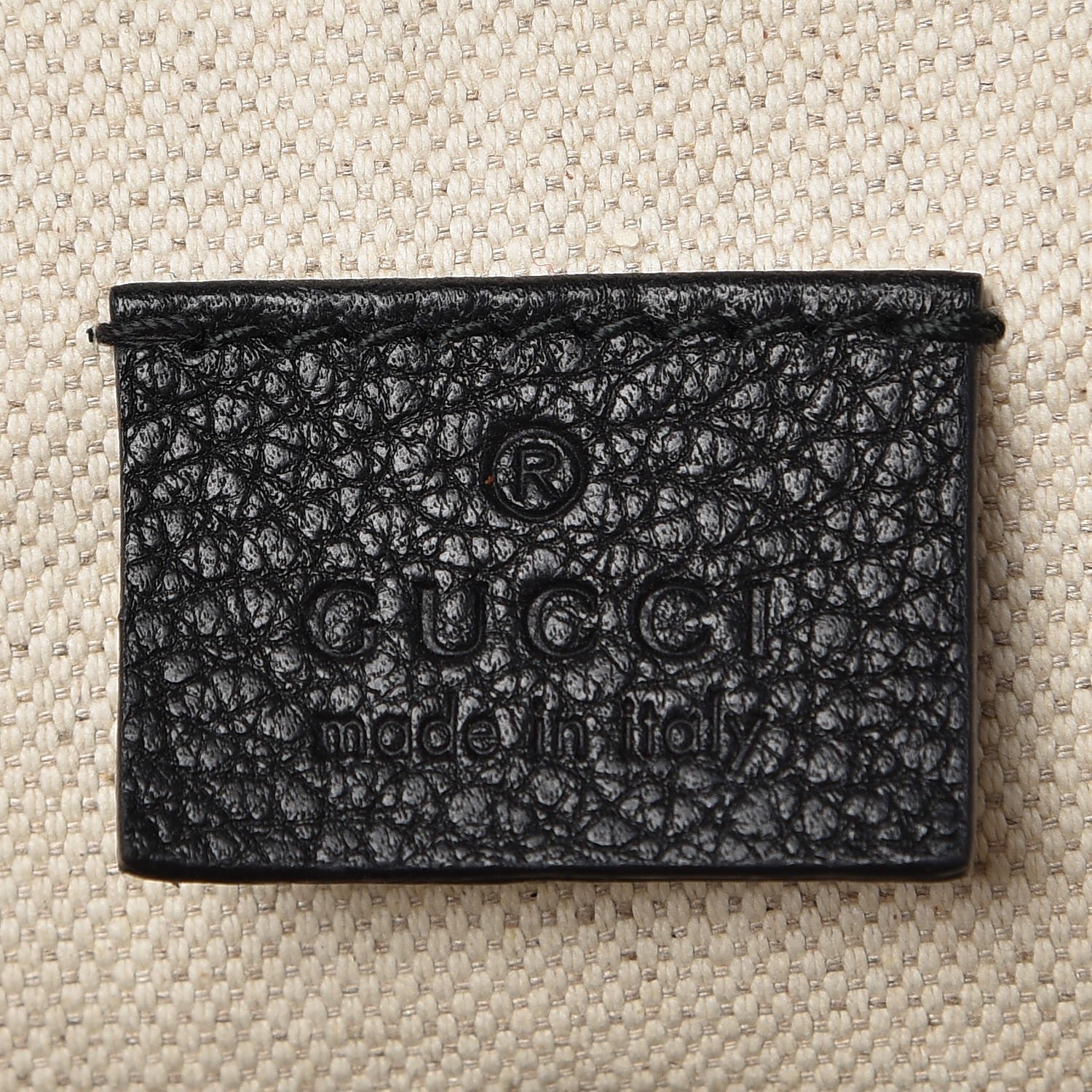 Gucci Grained Calfskin Logo Belt Bag Black 6 of 7