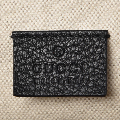 Gucci Grained Calfskin Logo Belt Bag Black 6 of 7