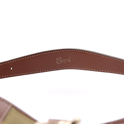 Gucci Calfskin Web Medium Jackie O Bouvier Hobo Brown 10 of 11