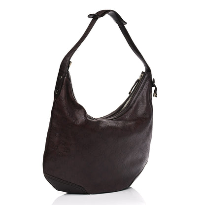 Gucci Guccissima Large Princy Hobo Dark Brown 3 of 15