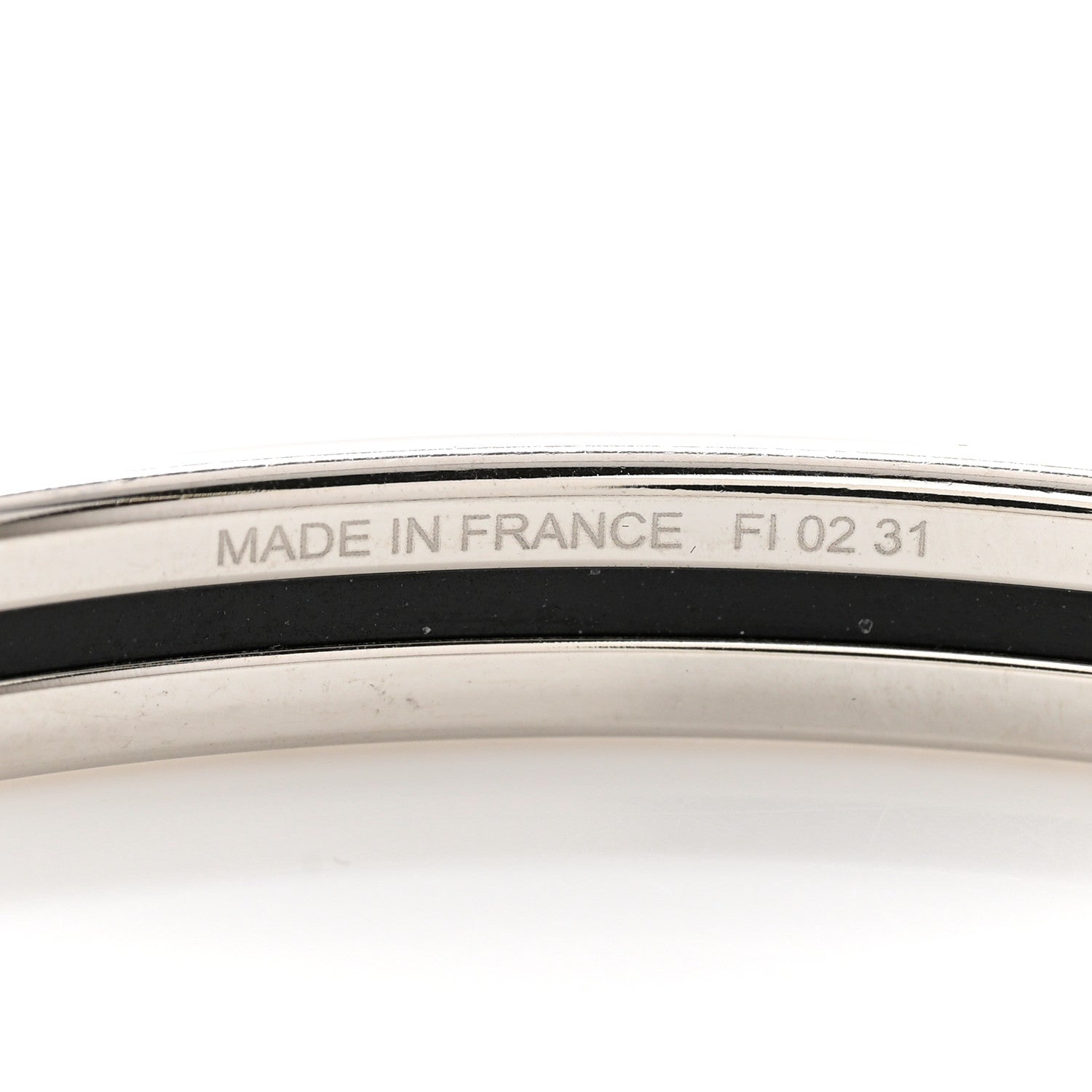 Hermes Enamel Printed Extra Narrow Bracelet 70 4 of 5