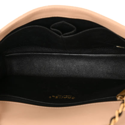 Chanel Caviar Quilted Medium CC Filigree Flap Beige Black 5 of 12