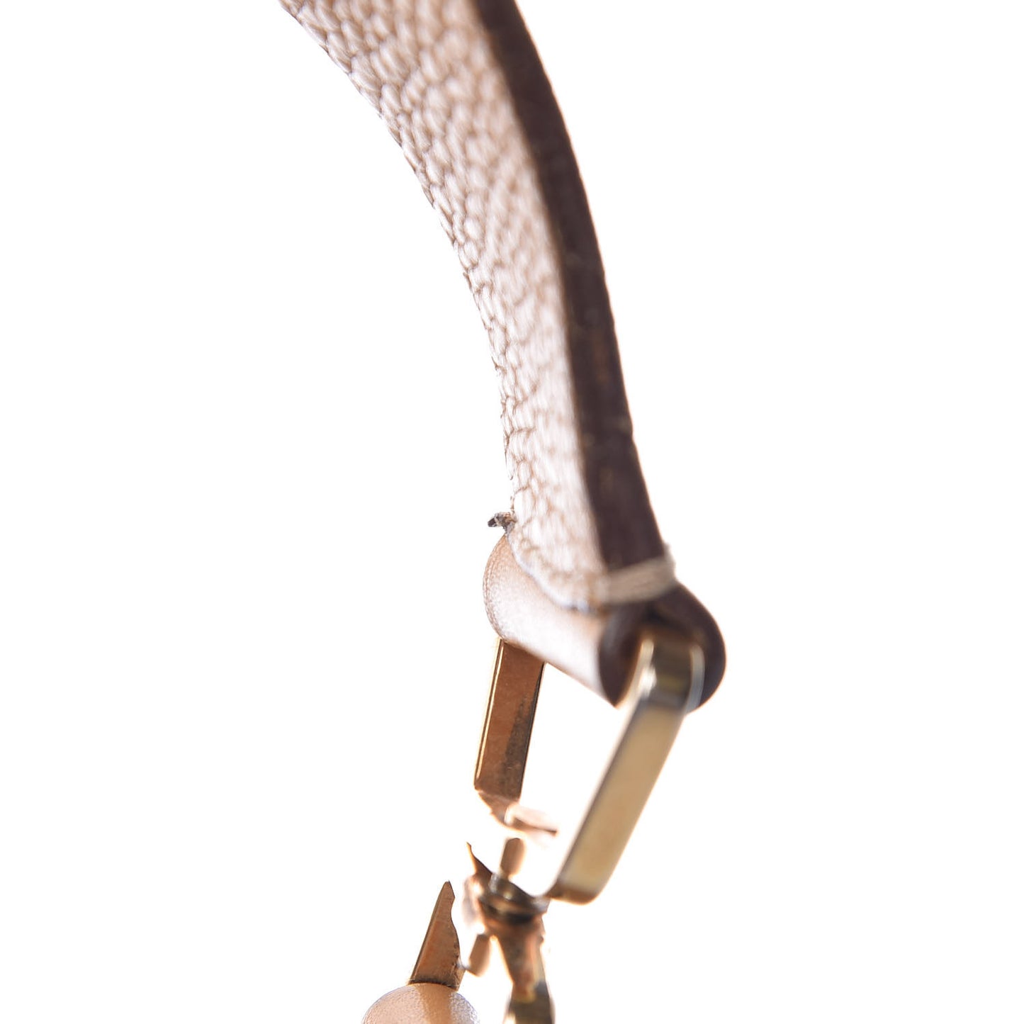 Nylon Vitello Daino Pochette Sabbia