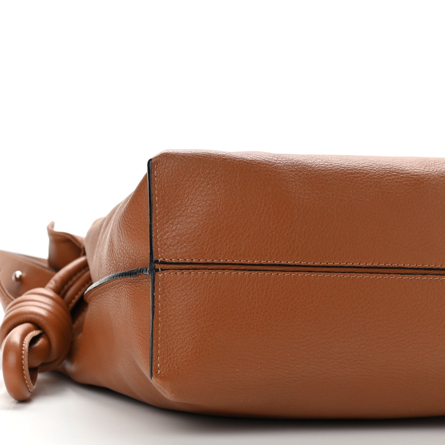 Loewe Calfskin Medium Flamenco Knot Bag Tan Warm Desert 8 of 9