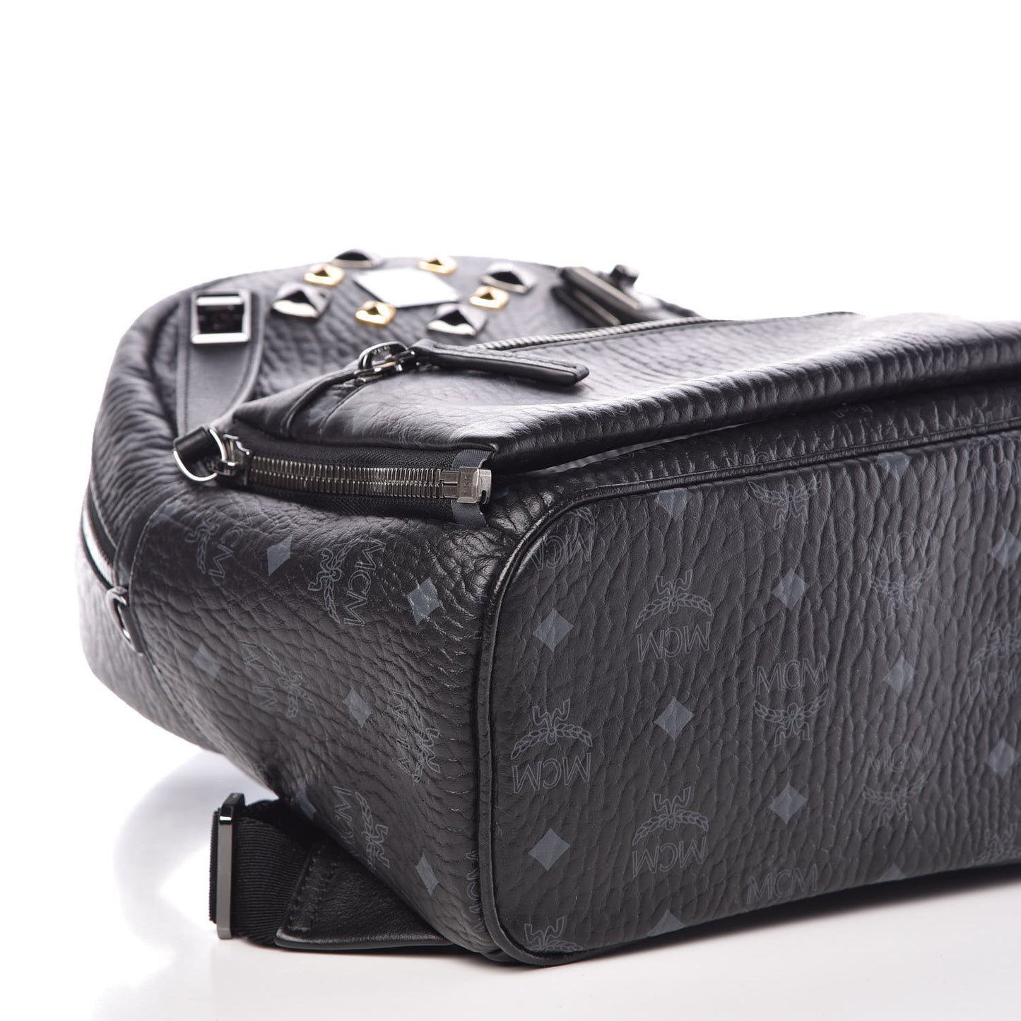 Visetos Studded Small Dual Stark Backpack Black