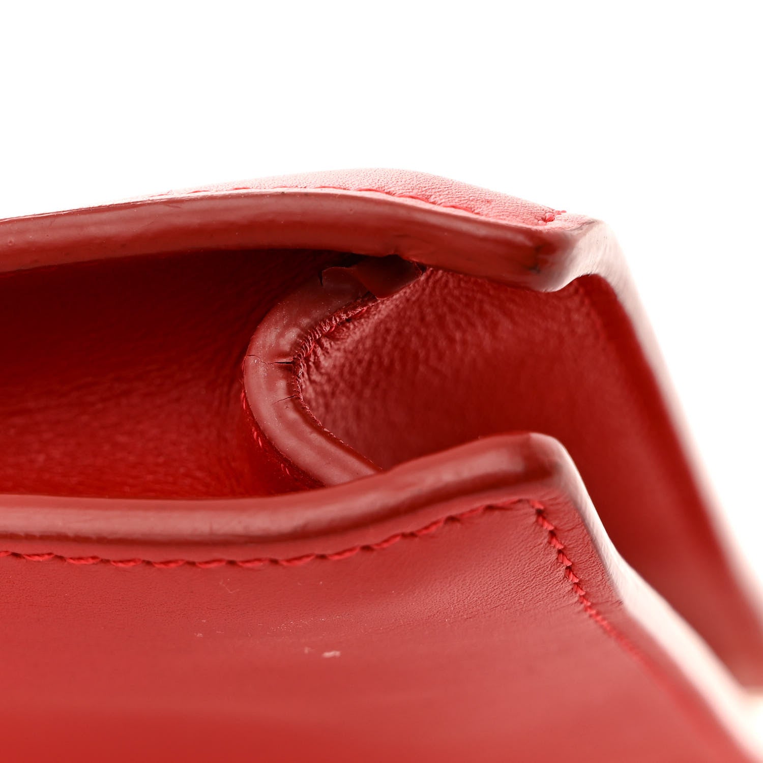 Celine Smooth Calfskin Mini Clasp Bag Red 15 of 15