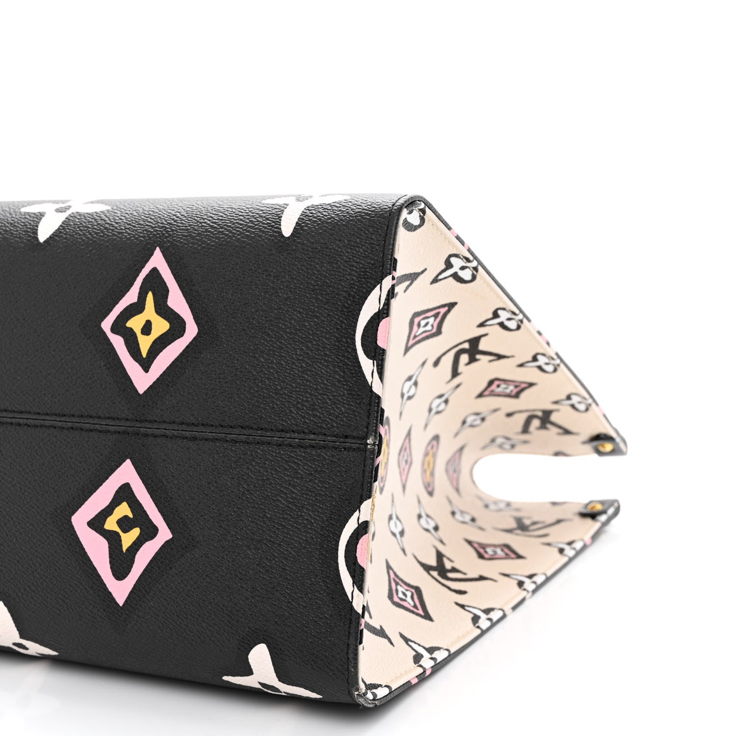 Louis Vuitton Monogram Giant Wild At Heart Onthego GM Black 9 of 13
