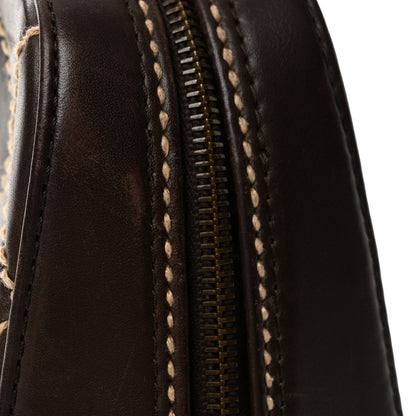 Chanel Calfskin Wild Stitch Vertical Top Handle Bag Brown 13 of 13