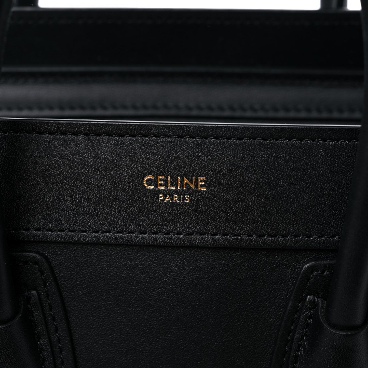 Smooth Calfskin Nano Luggage Black