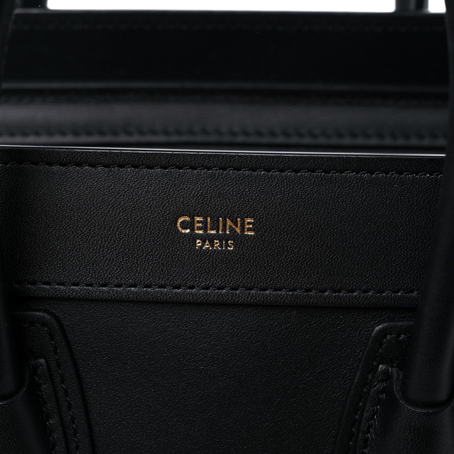 Celine Smooth Calfskin Nano Luggage Black 14 of 14