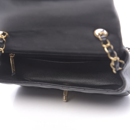 Chanel Lambskin Quilted Mini Rectangular Flap Black 5 of 11