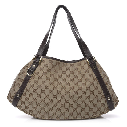 Gucci Monogram Medium Abbey Shoulder Bag Dark Brown 1 of 11