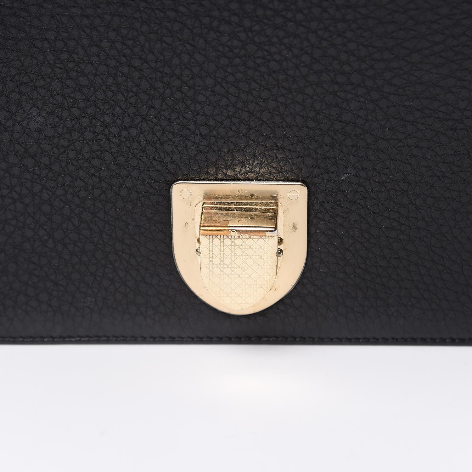 Christian Dior Grained Calfskin Medium Diorama Flap Bag Black 10 of 12