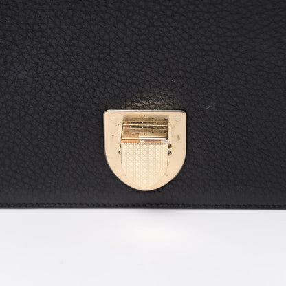 Christian Dior Grained Calfskin Medium Diorama Flap Bag Black 10 of 12