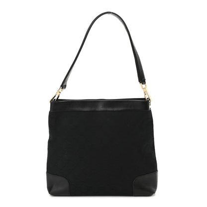 Gucci Monogram Shoulder Bag Black 1 of 10