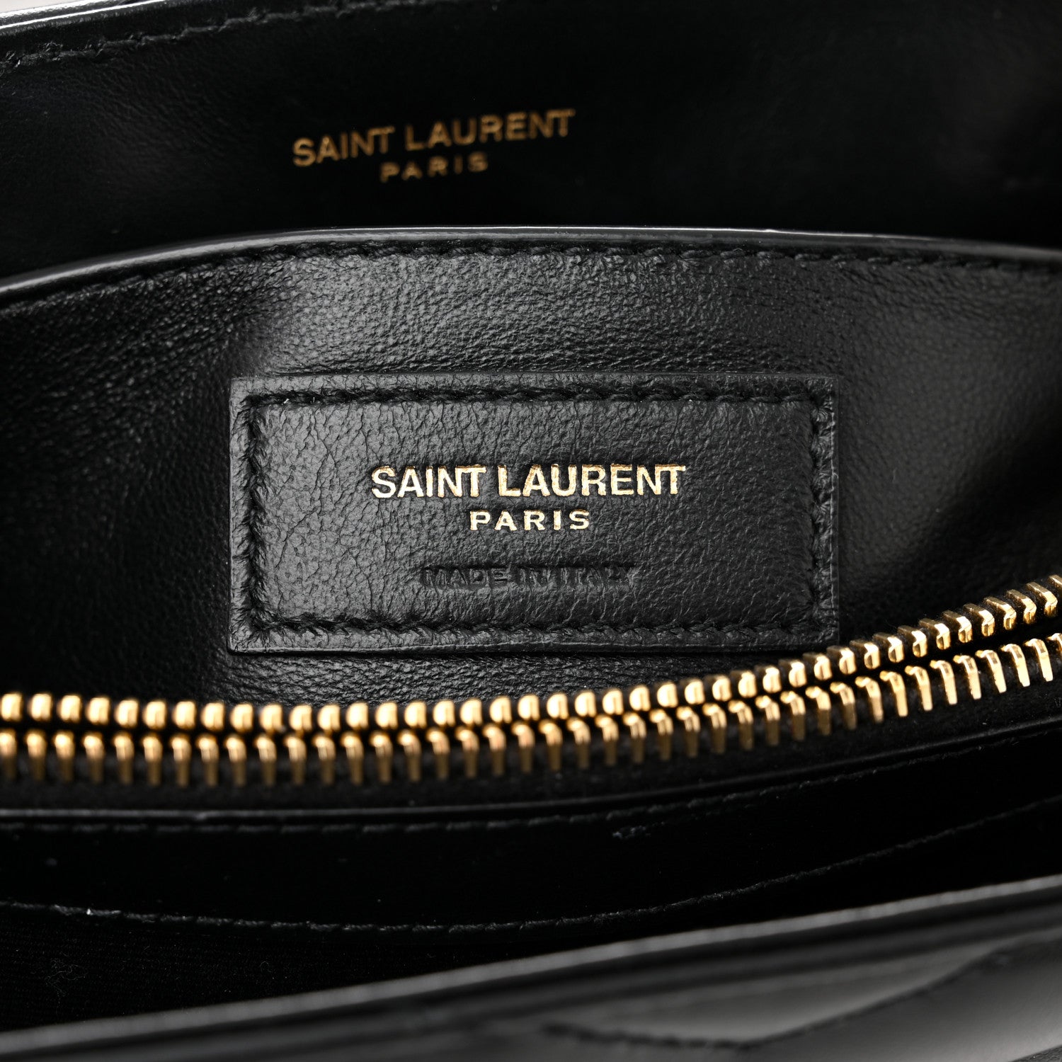 Saint Laurent Calfskin Y Quilted Monogram Small Loulou Chain Satchel Black 6 of 14