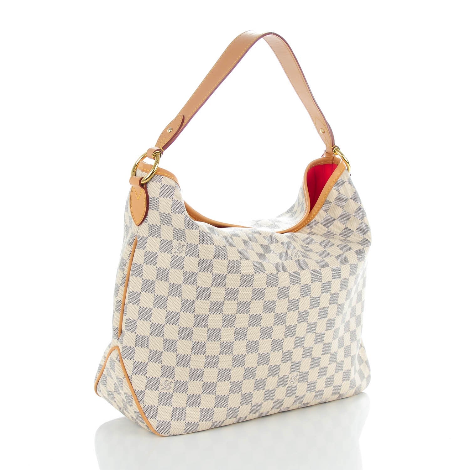 Louis Vuitton Damier Azur Delightful MM Pink 3 of 8