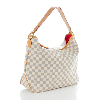 Louis Vuitton Damier Azur Delightful MM Pink 3 of 8