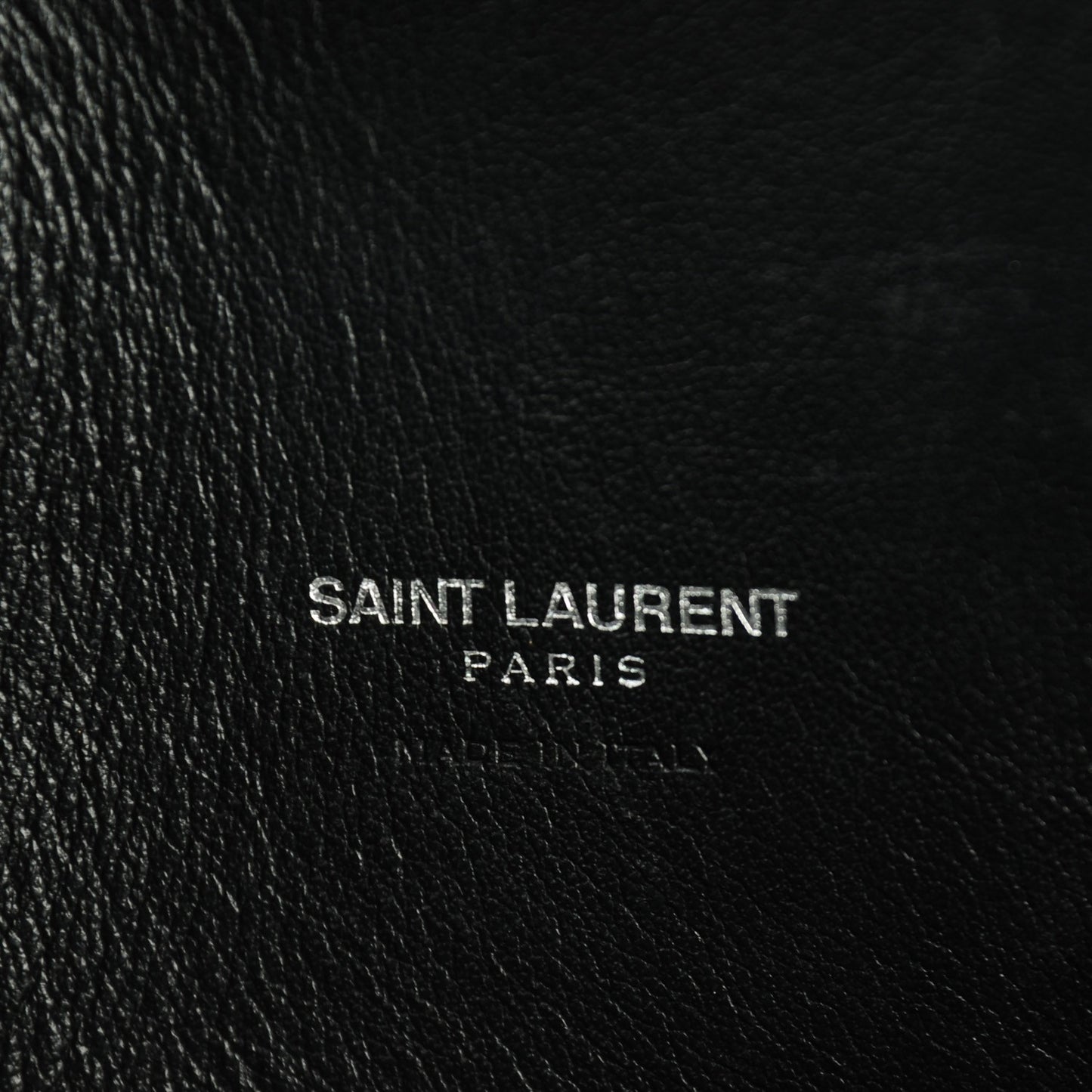 Grained Calfskin Small Sac De Jour Black