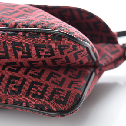 Fendi Zucchino Baguette Red Black 9 of 9