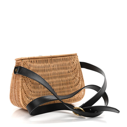 Gucci Wicker Vimni Shoulder Bag Natural 3 of 13