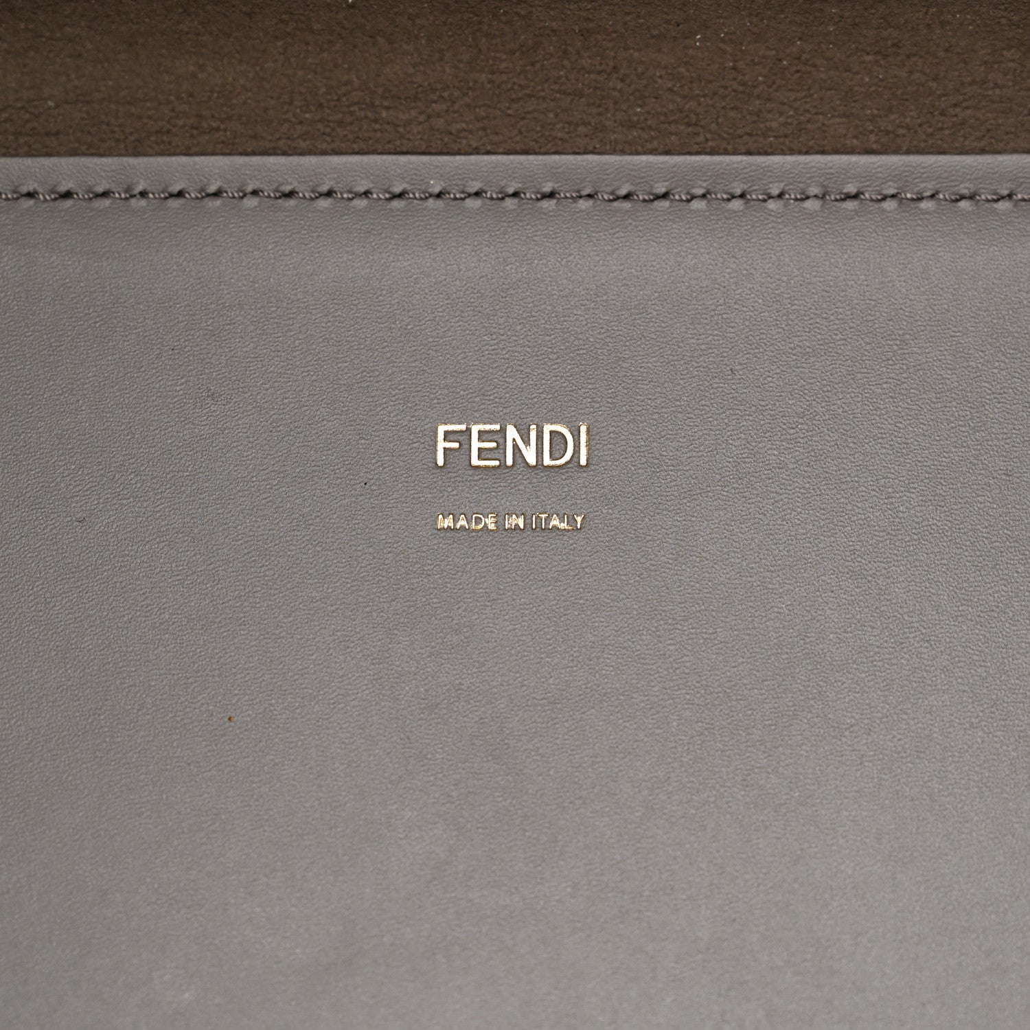 Fendi Vitello King Plexiglass Logo Embossed Medium Fendi Sunshine Shopper Tote Moon 6 of 10