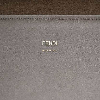 Fendi Vitello King Plexiglass Logo Embossed Medium Fendi Sunshine Shopper Tote Moon 6 of 10
