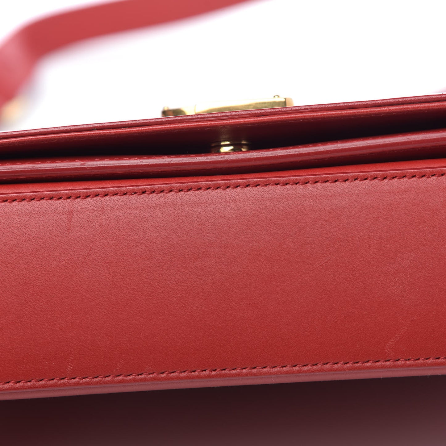 Smooth Calfskin Medium Classic Monogram Universite Bag Red
