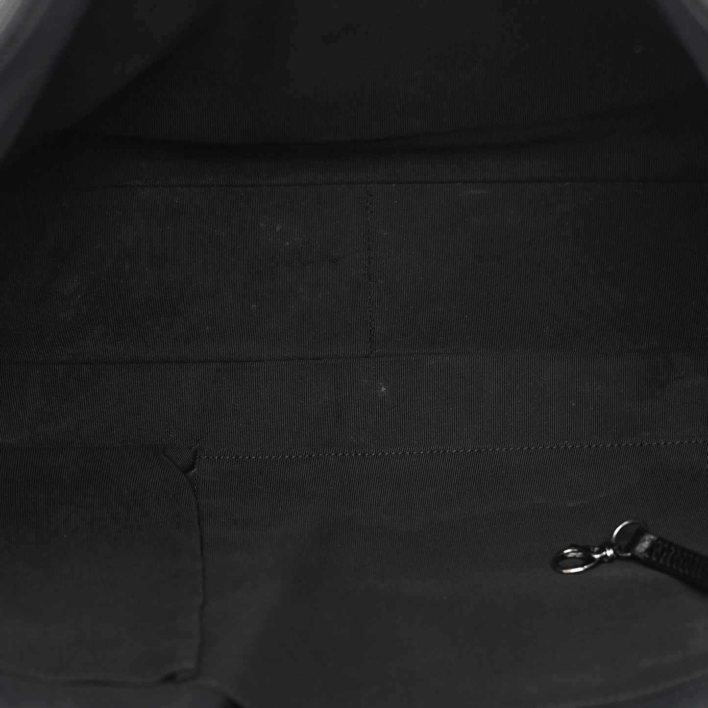 Grained Calfskin Quilted XXL Travel Flap Bag Black