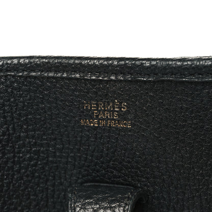 Hermes Taurillon Clemence Evelyne GM Black 6 of 10
