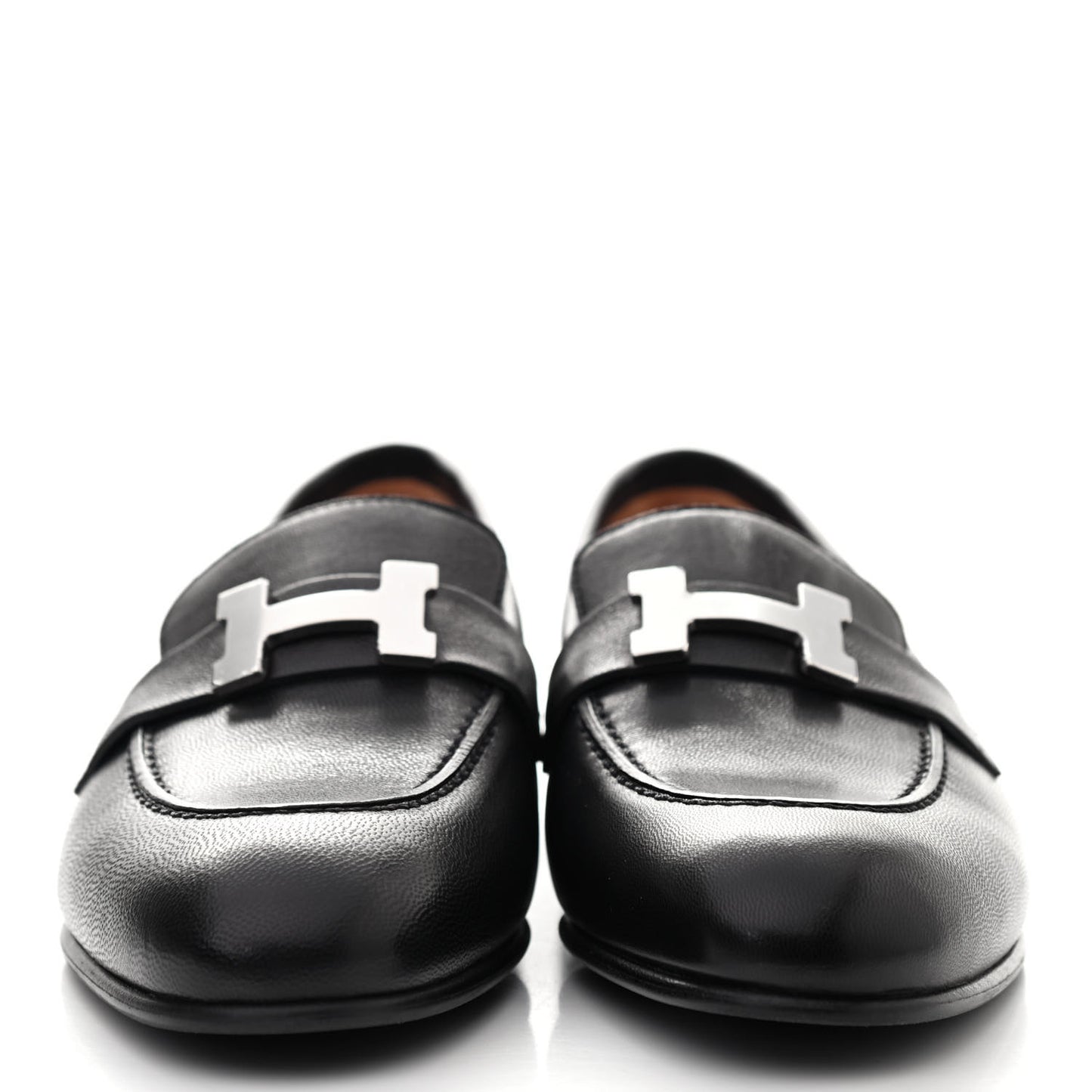 Goatskin Womens Paris Loafers 36 Black