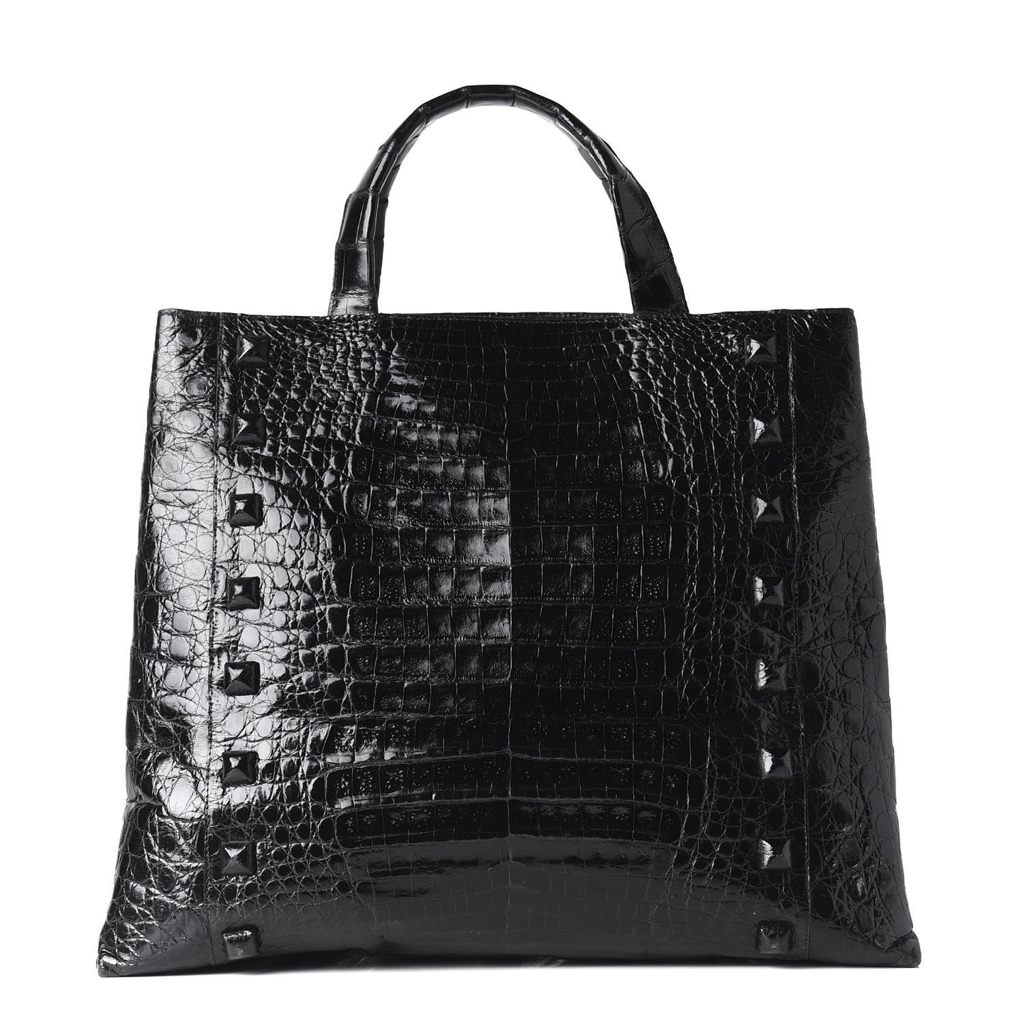 Crocodile Tote Black