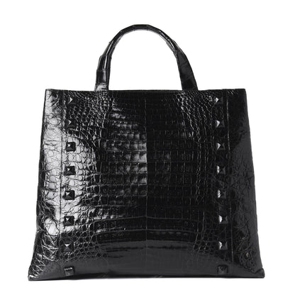 Nancy Gonzalez Crocodile Tote Black 1 of 8