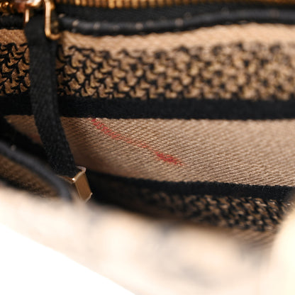 Christian Dior Canvas Embroidered Medium Plan de Paris Lady D-Lite Beige Black 8 of 15