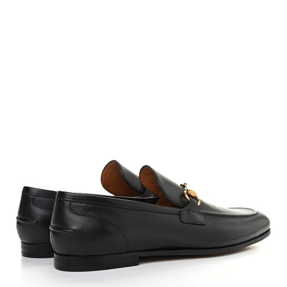 Gucci Calfskin Horsebit Mens Jordaan Loafers 7 Black 3 of 4