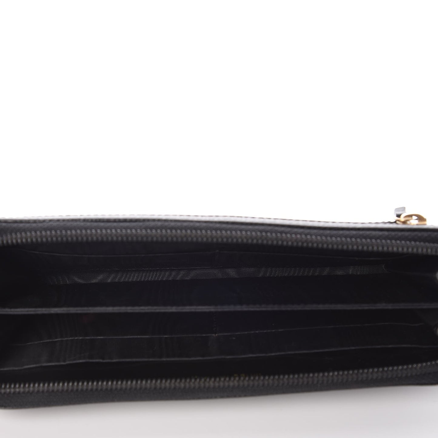 Caviar Timeless CC Zip Around Wallet Black