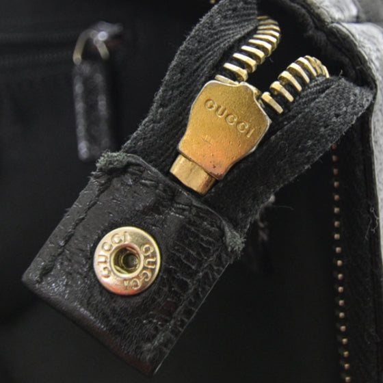 Monogram Abbey Medium Tote Black