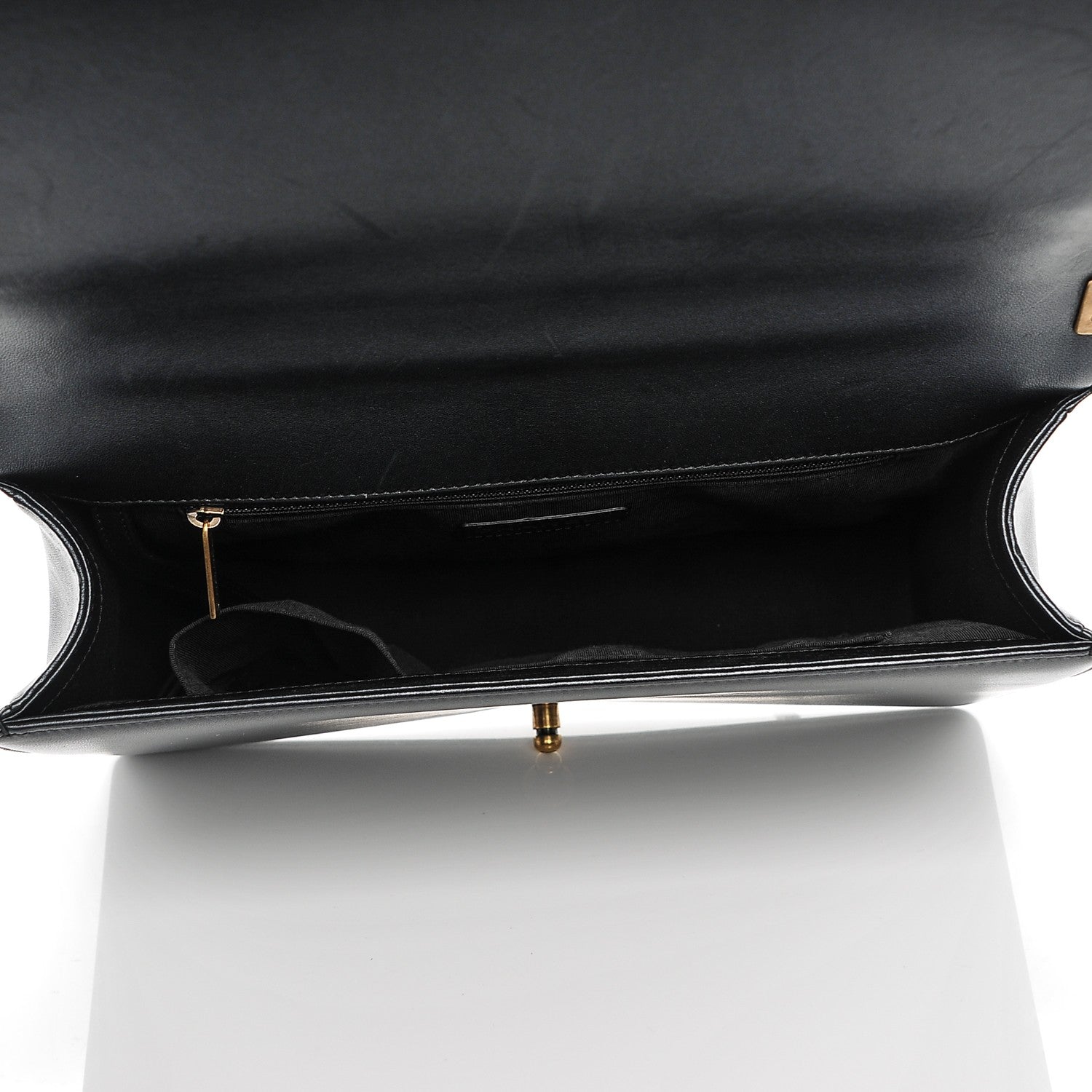 Chanel Lambskin Quilted Large Boy Flap Dark Navy 5 of 7