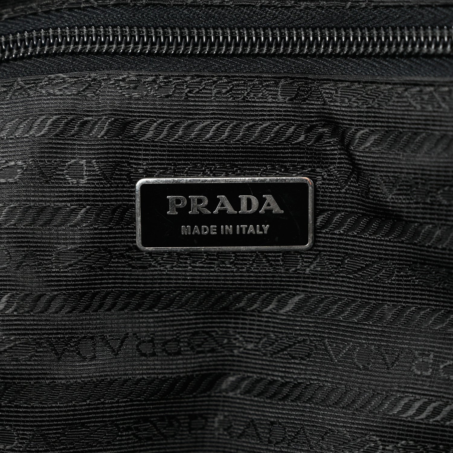 Prada Tessuto Nylon Saffiano Duffle Black 5 of 11