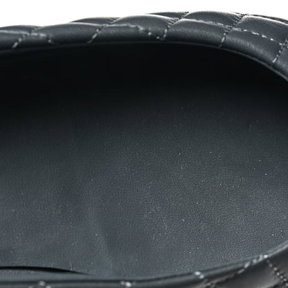 Chanel Lambskin Quilted Cap Toe Ballerina Flats 40 Charcoal Black 12 of 12