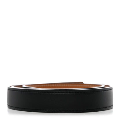 Hermes Swift Epsom 24mm Belt Strap 75 30 Black Gold 2 of 5
