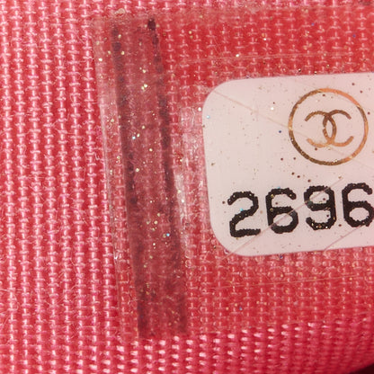 Chanel Caviar Quilted Boy Wallet On Chain WOC Pink 8 of 12