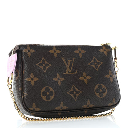 Louis Vuitton Monogram 2021 Christmas Animation Japanese Garden Mini Pochette Accessories Wisteria Pink 2 of 6