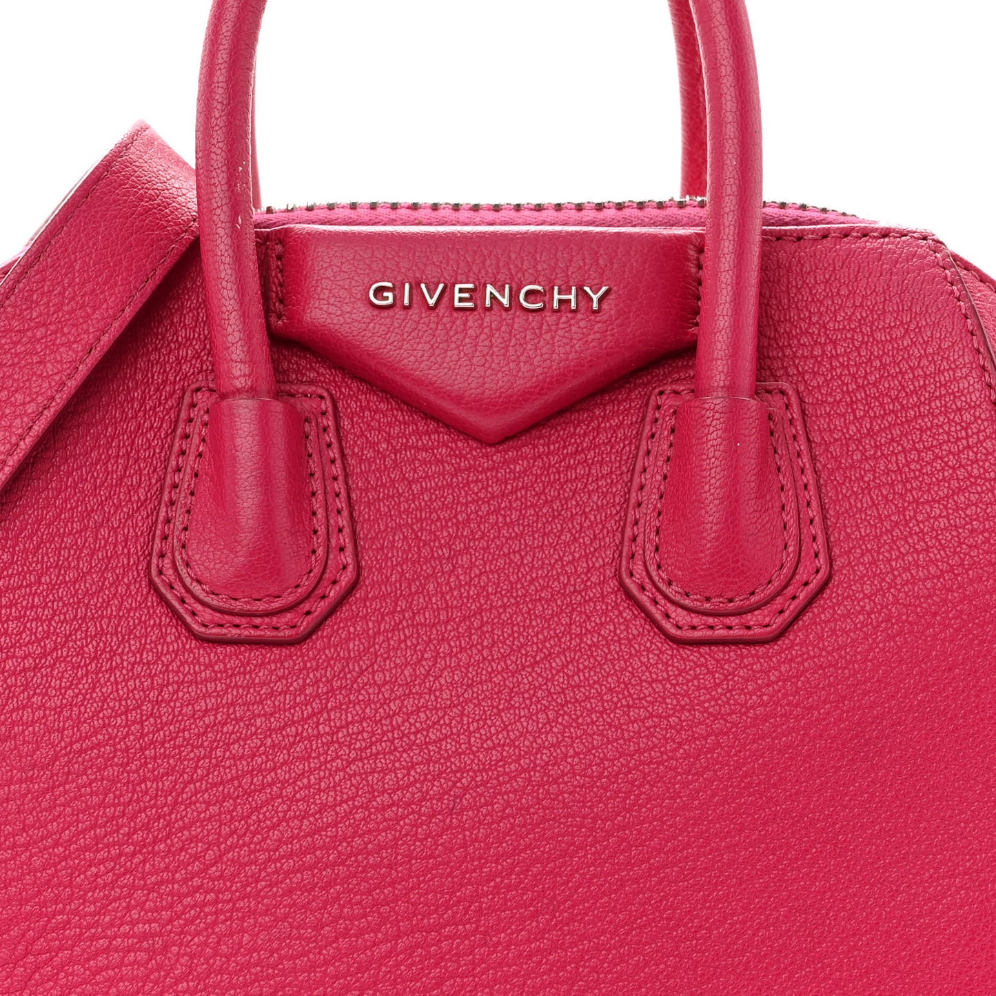 Sugar Goatskin Mini Antigona Fushia