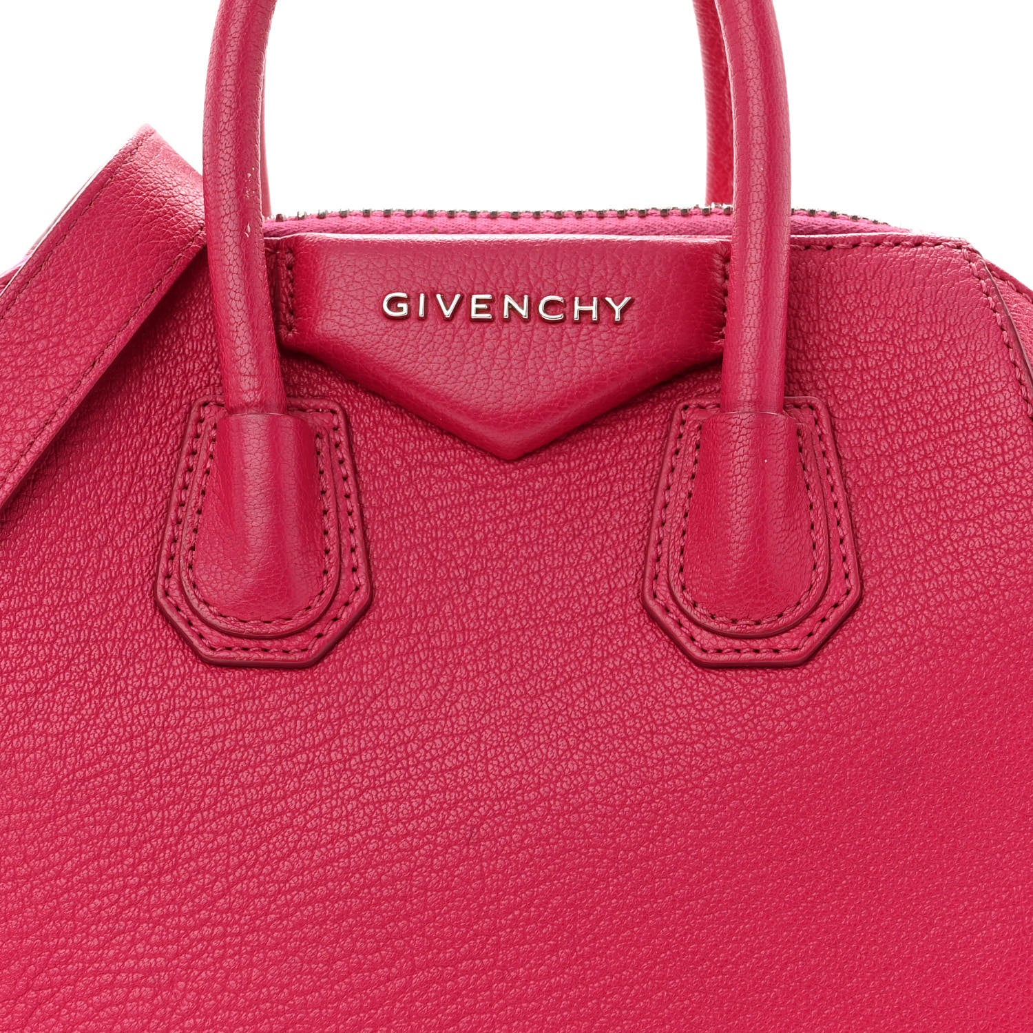 Givenchy Sugar Goatskin Mini Antigona Fushia 8 of 13